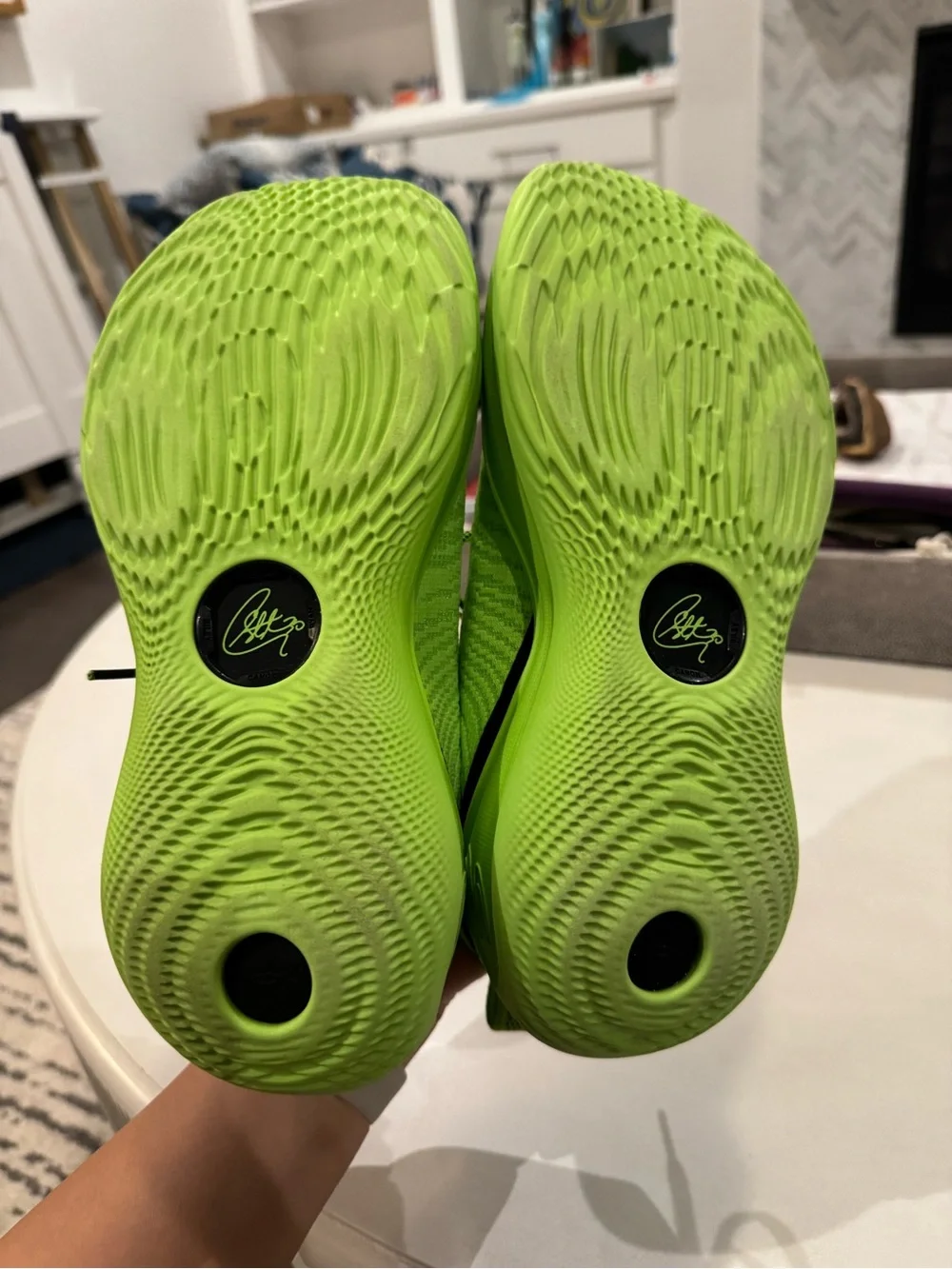 Under Armour Curry 12 Extraterrestrial Neon Green Basketball Shoes